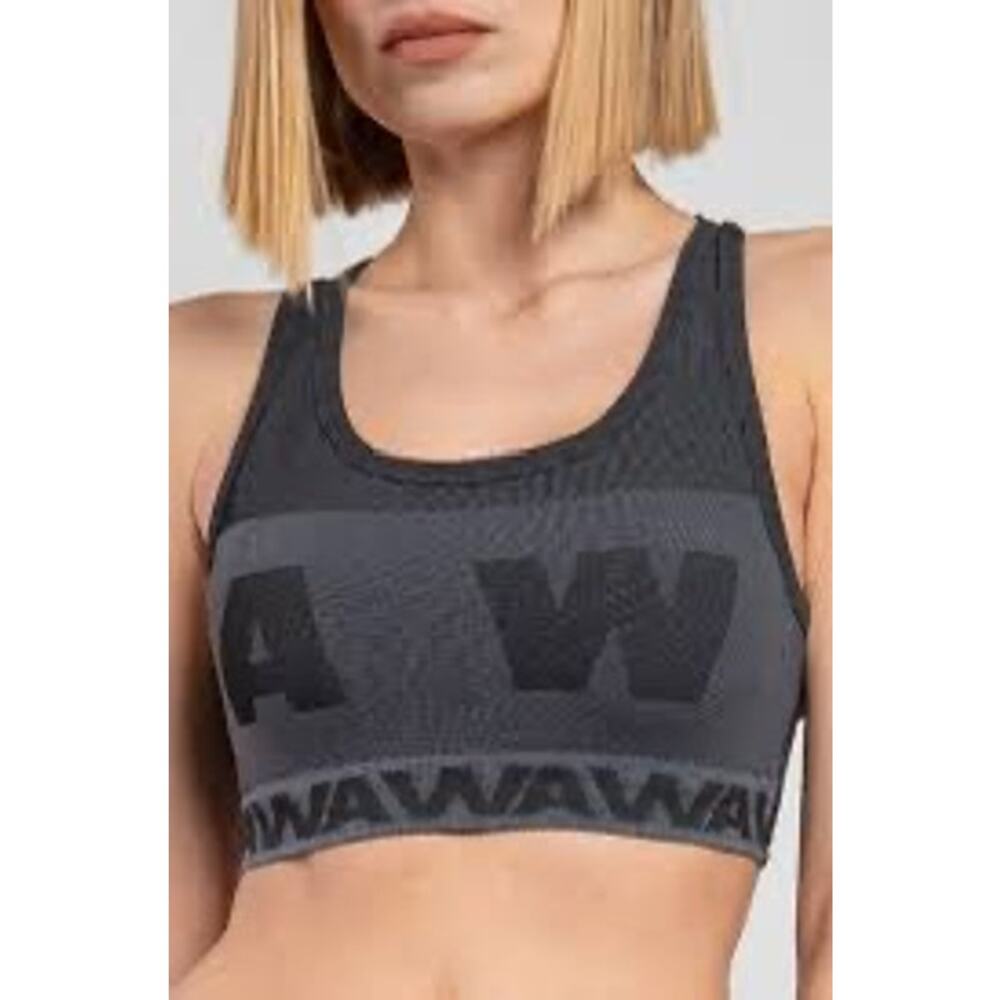 Alexander Wang x H&M collaboration jacquard-knit sports bra. Size S